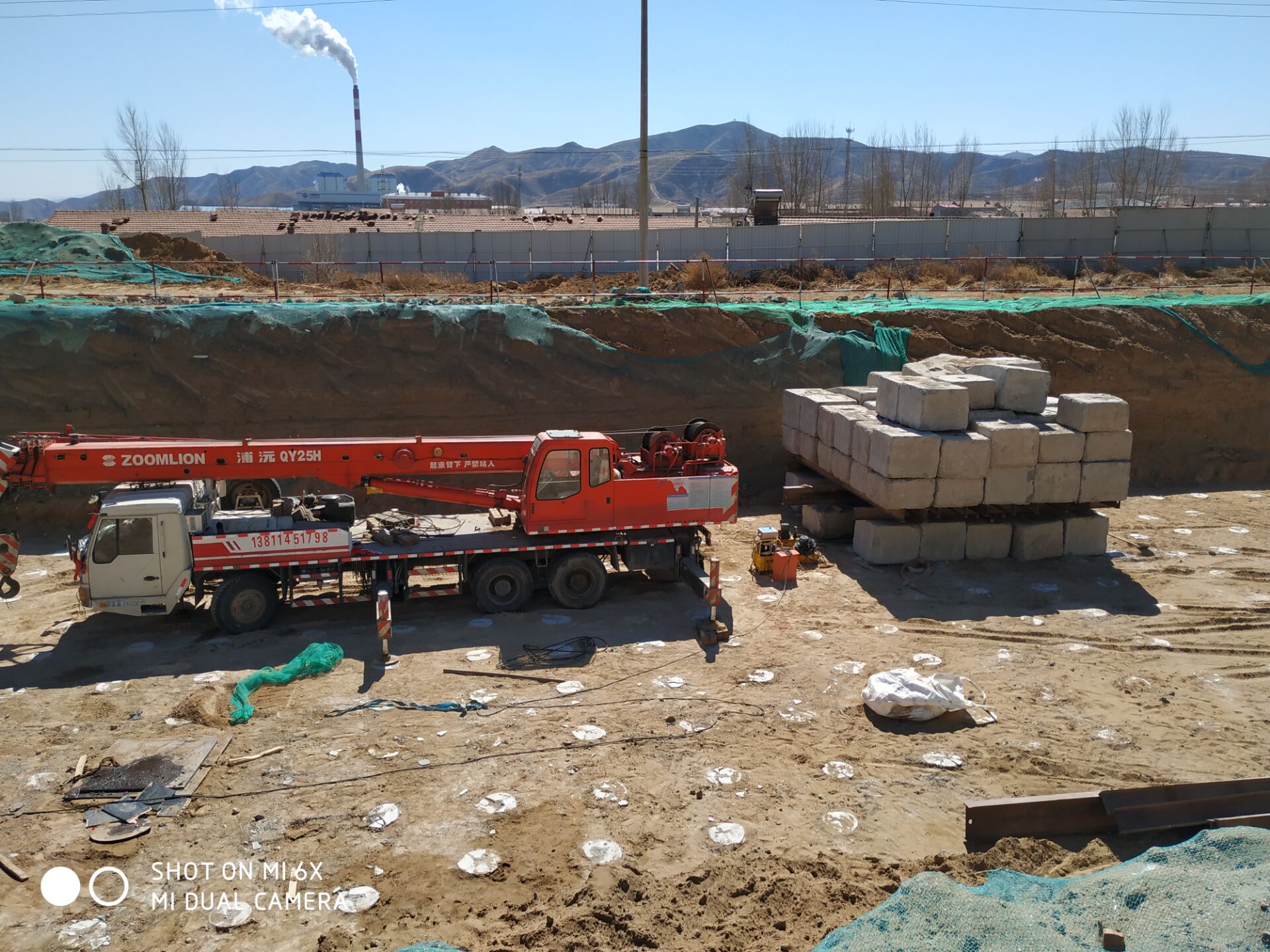 桩基检测静载试验使用现场工况