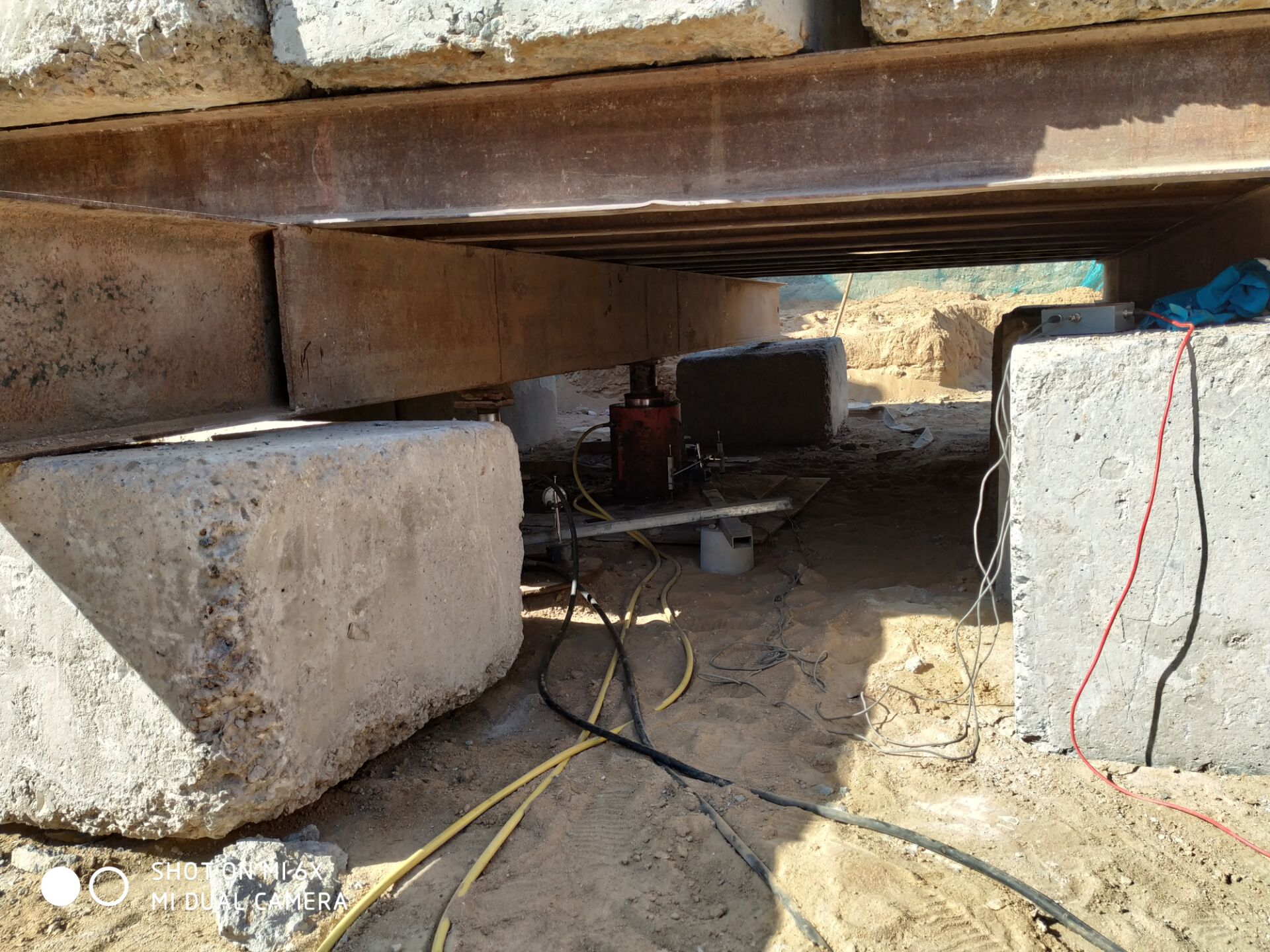 桩基检测静载试验使用现场工况