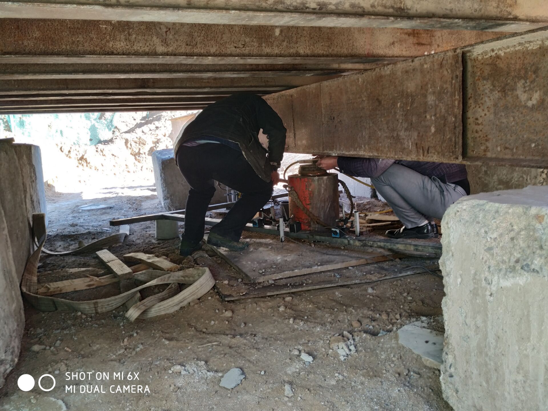 桩基检测静载试验使用现场工况