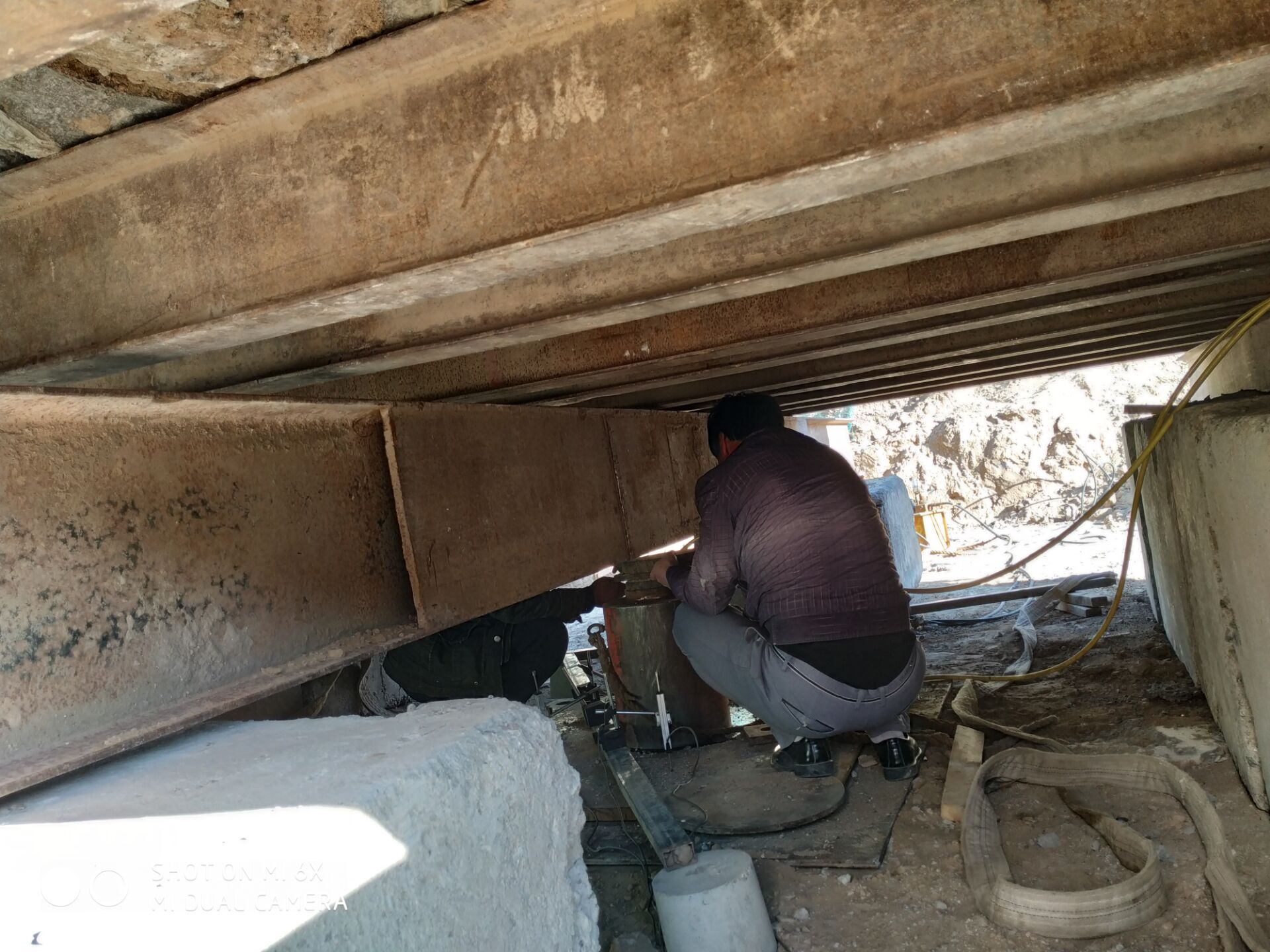 桩基检测静载试验使用现场工况